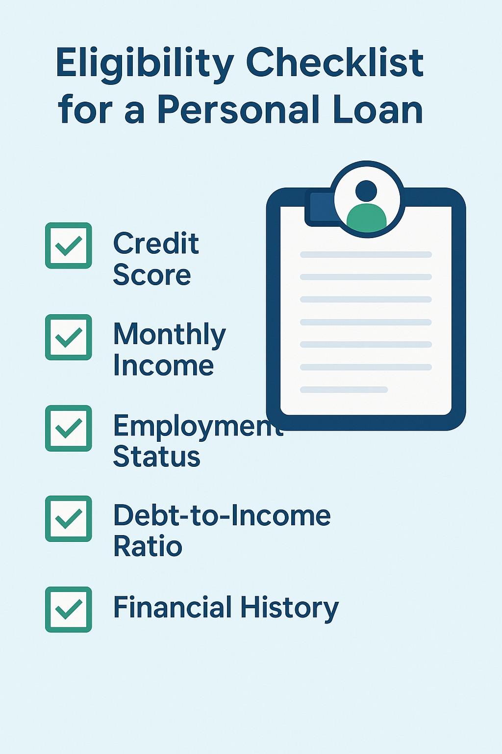 Eligibility checklist for best personal loans 