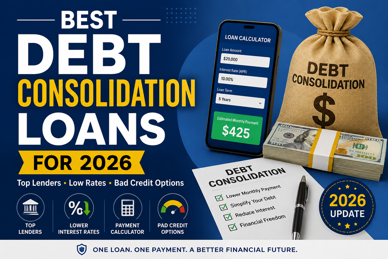 Best Debt Consolidation Loans for 2026